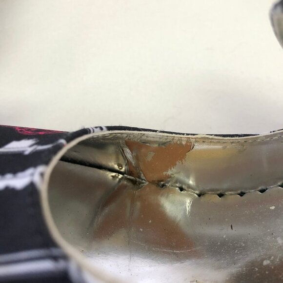 Chocolaticas Lock & Key Black & White Mary Jane Mid Heeled Shoes Size 36 (5.5) - Picture 16 of 16